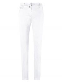 Damen Chinohose Weiß